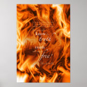 John 8:31-32 poster (Voorkant)