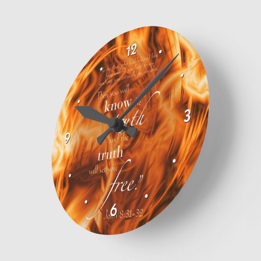 John 8:31-32 ronde klok (Hoek)