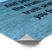 John 8:32 poster (Hoek)