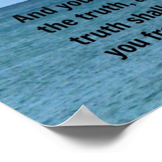 John 8:32 poster (Hoek)