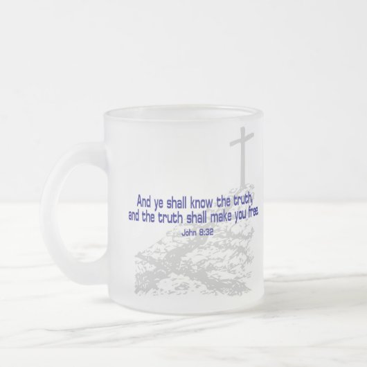 John_8_32a, John_8_32a Matglas Koffiemok (Links)