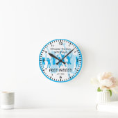 John 8:36 | Als de Zoon u plaatst | GRATIS INDEXbl Ronde Klok (Huis)