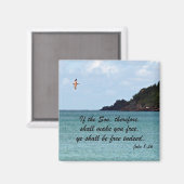 John 8:36 magneet (Voorkant / Achterkant)