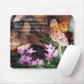 John 8 Gulf Fritillary Butterfly Muismat (Met muis)