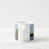 John A Roebling Bridge espresso mug Kop (Achterkant)