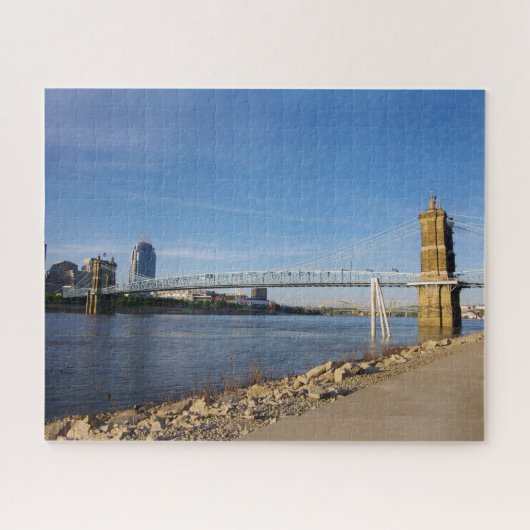 John A. Roebling Bridge-puzzel Legpuzzel (Horizontaal)