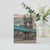 John A Roebling hangbrug 2 Briefkaart (Staand voorkant)