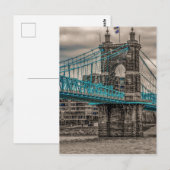 John A Roebling hangbrug 2 Briefkaart (Voorkant / Achterkant)