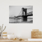 John A. Roebling Suspension Bridge Poster (Keuken)