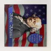 John Adams: 2e President van de Verenigde Staten Legpuzzel (Horizontaal)