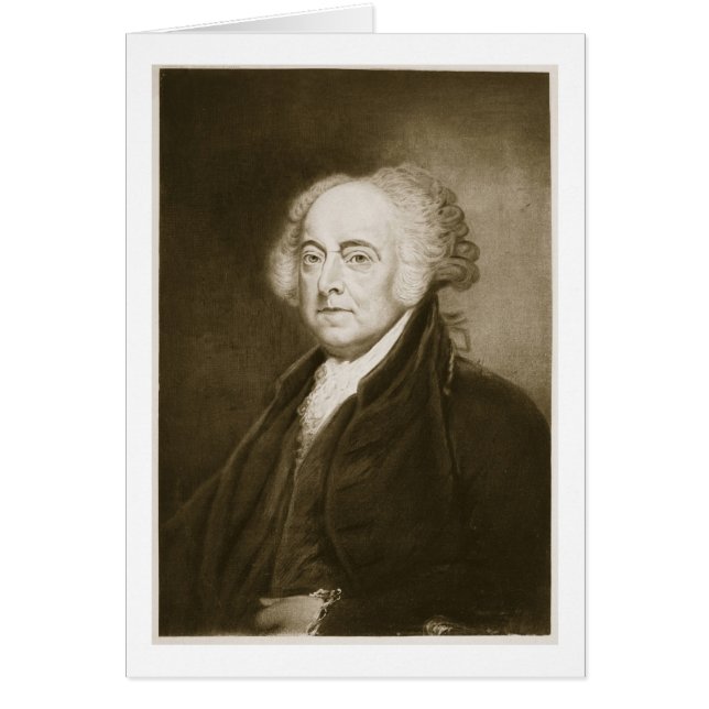John Adams, 2e president van de Verenigde Staten v (Voorkant)