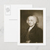John Adams, 2e President van de Verenigde Staten v Briefkaart (Voorkant / Achterkant)