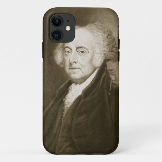 John Adams, 2e President van de Verenigde Staten v Case-Mate iPhone Case (Achterkant)