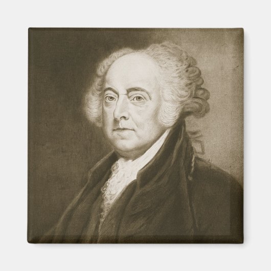 John Adams, 2e President van de Verenigde Staten v Magneet (Voorkant)