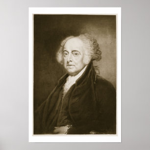 John Adams, 2e President van de Verenigde Staten v Poster