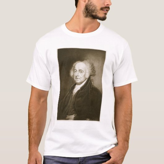 John Adams, 2e President van de Verenigde Staten v T-shirt (Voorkant)