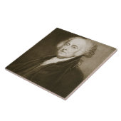John Adams, 2e President van de Verenigde Staten v Tegeltje (Zijkant)