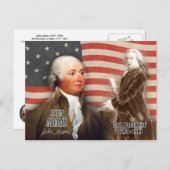 John Adams - 2e President van de VS Briefkaart (Voorkant / Achterkant)