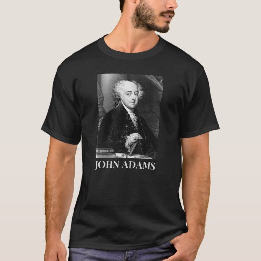 John Adams | 2e President VS | Politiek T-shirt (Voorkant)
