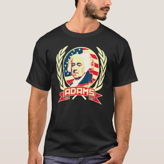 John Adams Amerikaanse Propaganda T-shirt (Voorkant)