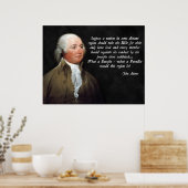 John Adams Bible Quote Poster (Keuken)