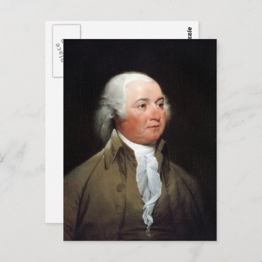 John Adams Briefkaart (Voorkant / Achterkant)