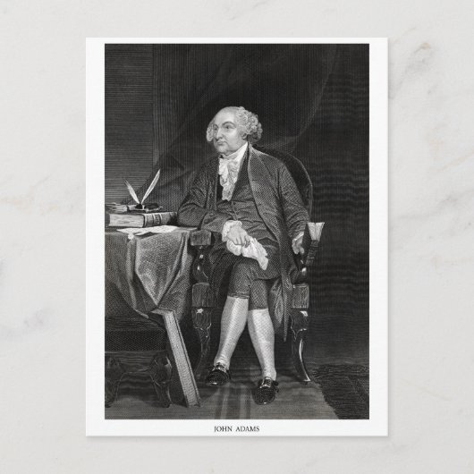 John Adams Briefkaart (Voorkant)