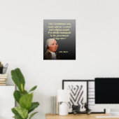 John Adams citaat over onze grondwet Poster (Thuiskantoor)