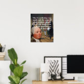 John Adams citaat over onze grondwet Poster (Thuiskantoor)