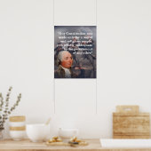 John Adams citaat over onze grondwet Poster (Keuken)