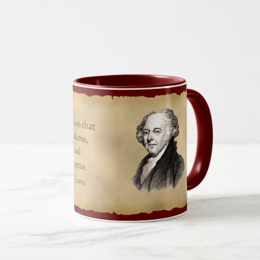 John Adams Coffee Mok (Voorkant rechts)