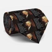 John Adams "Feiten zijn koppige dingen" Citaat Stropdas (Opgerold)