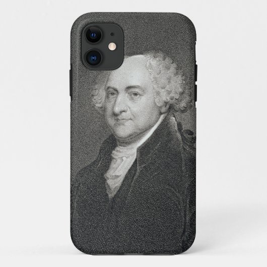 John Adams, gegraveerd door James Barton Longacre Case-Mate iPhone Case (Achterkant)