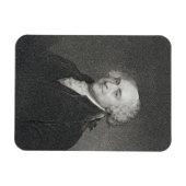 John Adams, gegraveerd door James Barton Longacre Magneet (Horizontaal)