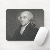 John Adams, gegraveerd door James Barton Longacre  Muismat (Met muis)