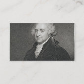 John Adams, gegraveerd door James Barton Longacre  Visitekaartje (Achterkant)