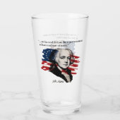 John Adams Glas (Achterkant)