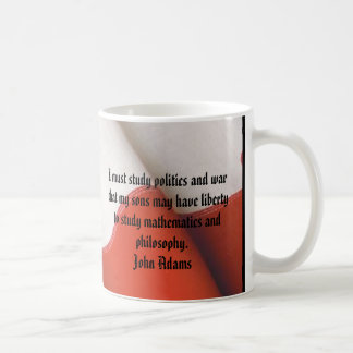 JOHN ADAMS Ik moet politiek en oorlog bestuderen.. Koffiemok