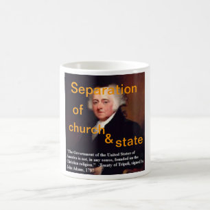 John Adams is ziek van deze BS. Koffiemok