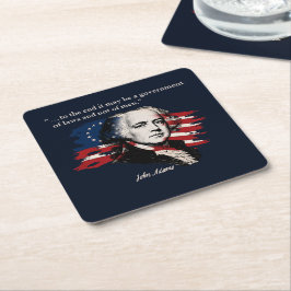 John Adams Kartonnen Onderzetters