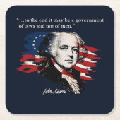 John Adams Kartonnen Onderzetters (Voorkant)