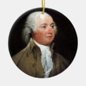 John Adams Keramisch Ornament (Voorkant)