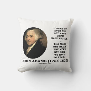 John Adams Las Mijn Ogen Uit Kan Niet Half Genoeg Kussen