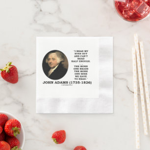 John Adams Las Mijn Ogen Uit Kan Niet Half Genoeg Servet
