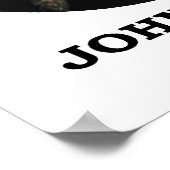 John Adams: Lees mijn ogen uit Ik kan niet half ge Poster (Hoek)