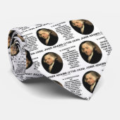 John Adams Liberty Once Lost Forever Quote Stropdas (Opgerold)