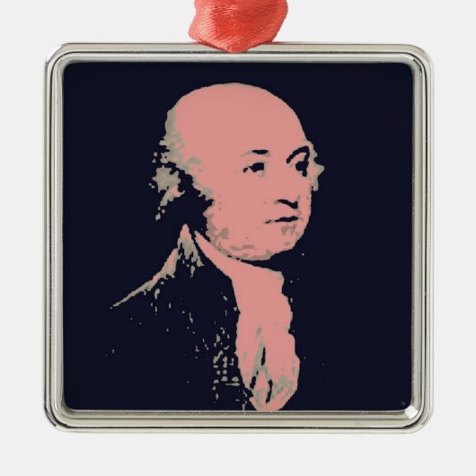 John Adams Metalen Ornament (Voorkant)