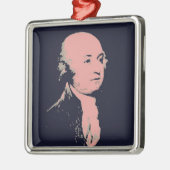 John Adams Metalen Ornament (Links)