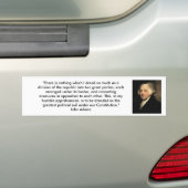John Adams - Politieke partijen Bumpersticker (Op auto)