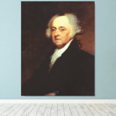 JOHN ADAMS Portret van Asher B. Durand Print (Insitu (Houten vloer))